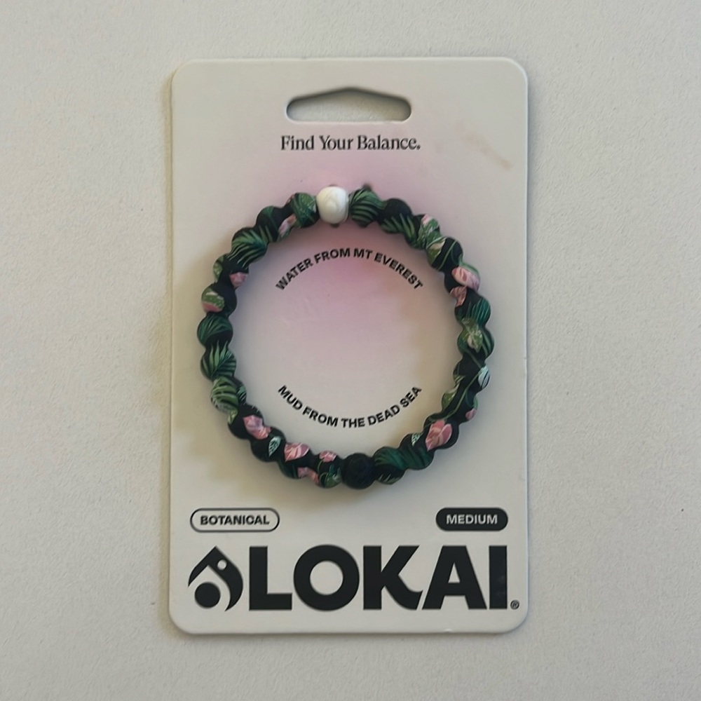 NWT Lokai Botanical bracelet (medium)